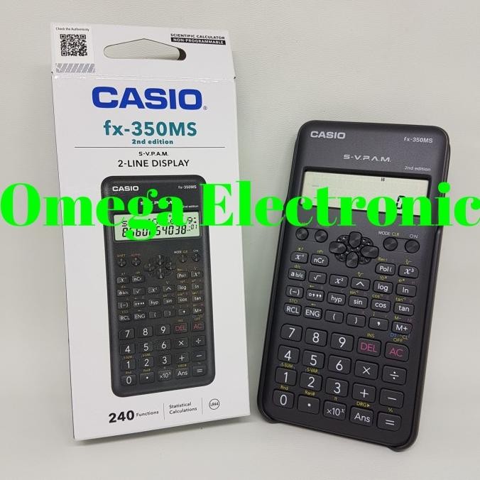 

BEBAS ONGKIR - Casio FX-350MS - Scientific Kalkulator Sekolah Calculator Kuliah