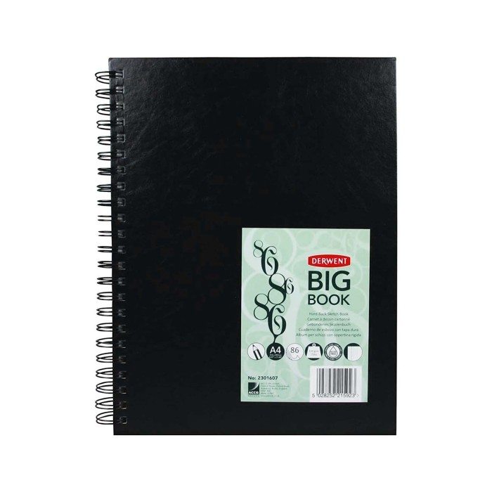 

Triyper Derwent Big Book A4 Hard Back Sketch Book