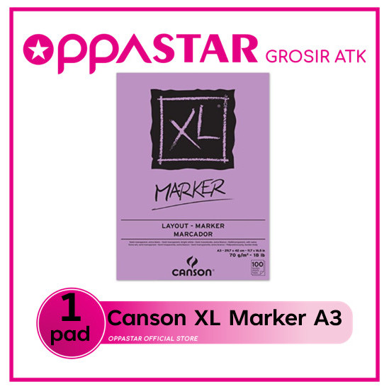 

Triyper Canson Xl Marker A3 100 Lembar - Kertas Gambar 200297237