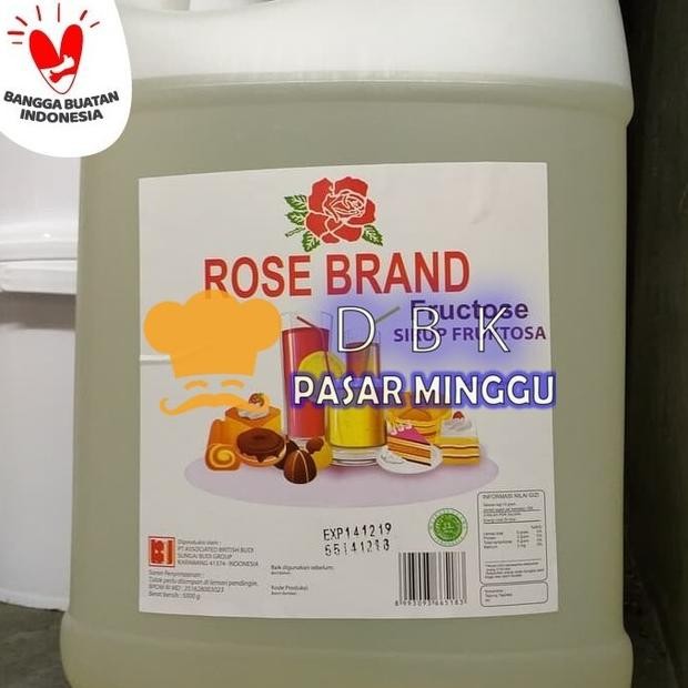 

gula cair rosebrand 5kg (gojek/grab only) sirup fruktosa fructose