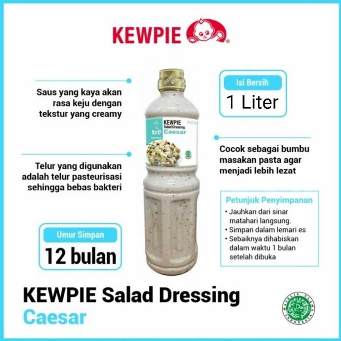 

Kewpie Salad Dressing Caesar 1Liter