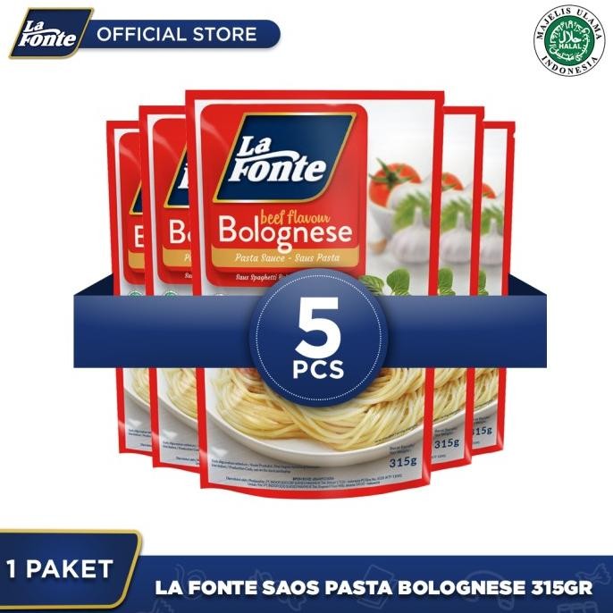 

5 Pcs - La Fonte Saos Pasta Bolognese 315gr