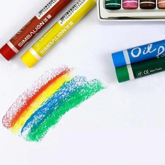 

Baru Crayon/Krayon Isi 48 Colors Oil Pastel Artist Grade Simbalion