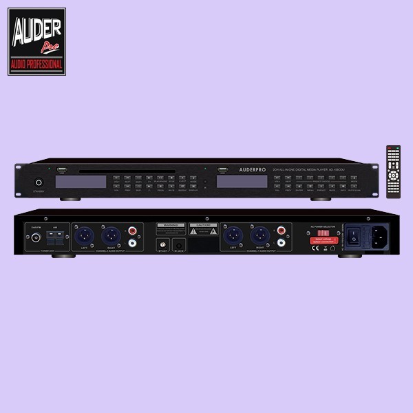 TERBARU Player CD mp3 usb digital radio tuner am fm auderpro ad-106cdu asli