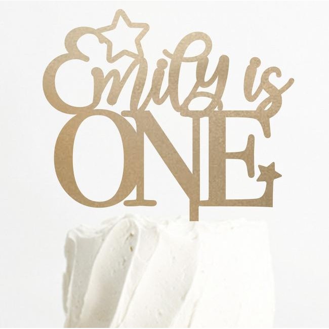 Cake Topper One Month / Thday Topper / Custom Cake Topper