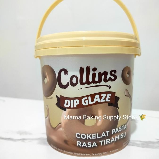 

Collins Cokelat Dip Glaze Rasa Kopi Tiramisu Collins Topping Sauce 1 Kg Terlaris