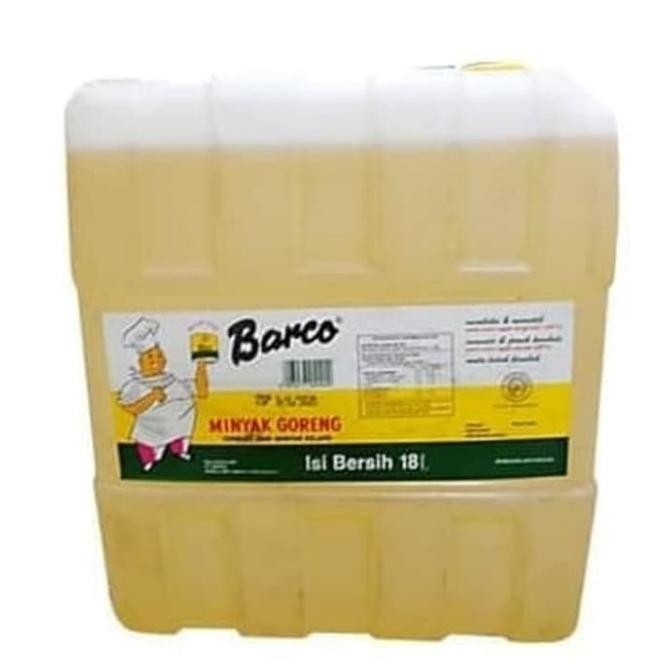 

Minyak goreng barco 18 L