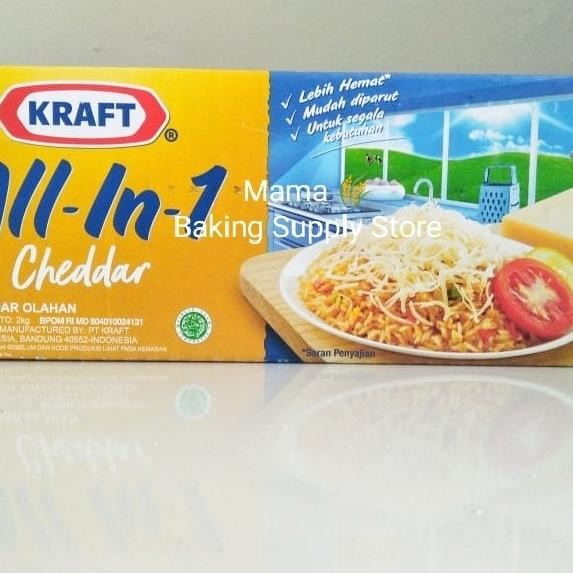 

Kraft Keju Cheddar Cheese Kraft All In 1 All In One 500 Gr Terlaris