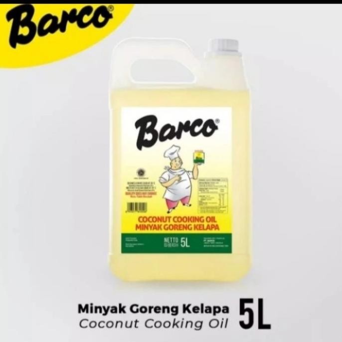 

Barco Minyak Goreng Kelapa 5 liter jerigen