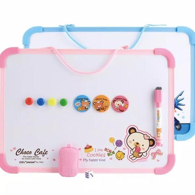 

Produk Baru!! Mainan Edukasi Anak Papan Tulis Gantung Magnetic / Papan Whiteboard