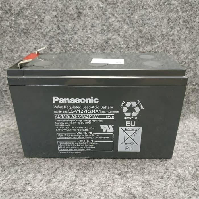 Aki Accu Kering Panasonic 12V 7,2Ah