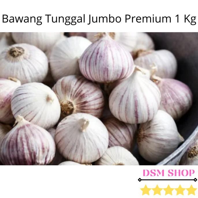 

Bawang Putih Tunggal/Bawang Lanang Tunggal Import Jumbo 1KG