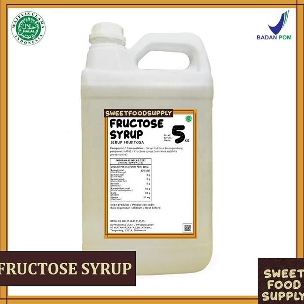 

Gula Cair Fructose 5kg SweetFoodSupply