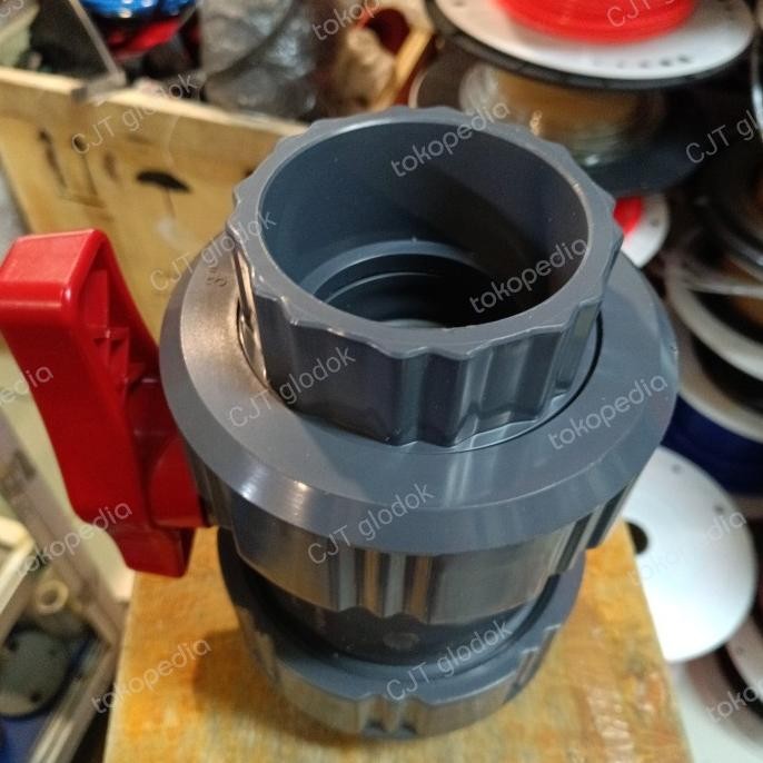 ball valve true union pvc 3" inch / ball valve watermur pvc