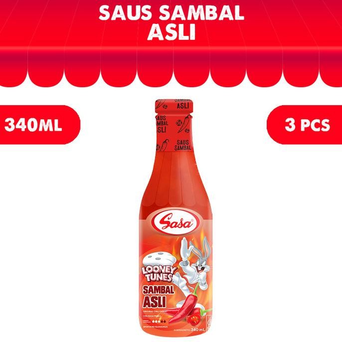 

SASA Saus Sambal Asli 340 ML - 3pcs