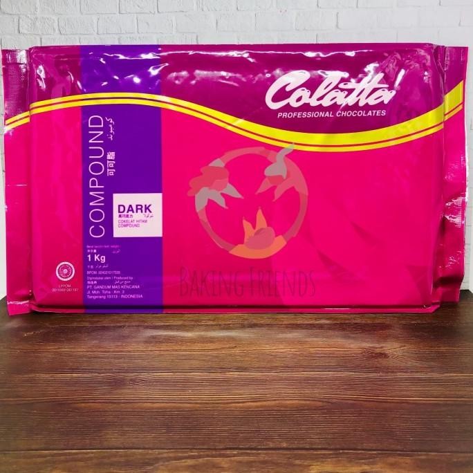 

Colatta Dark Chocolate Compound 1000 Gr / Coklat Batangan