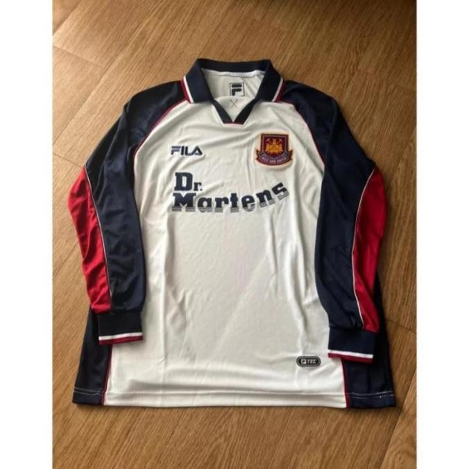 Jersey Retro West Ham Away 1999 Dr Martens