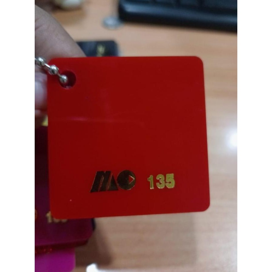 

Baru Akrilik Lembaran Merk Mc Uk 122X244Cm Merah Solid Kode 135 Tebal 3Mm