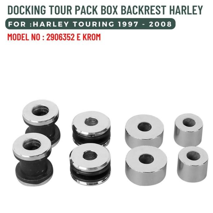 Docking Tour Pack Box Backrest Harley Touring 1997-2008 2906352 E Krom