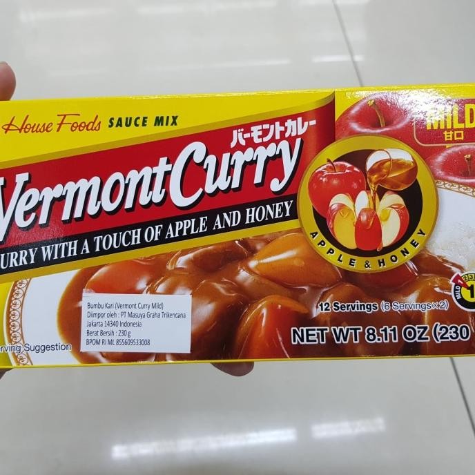

Vermont curry 230gr- bumbu kari Jepang