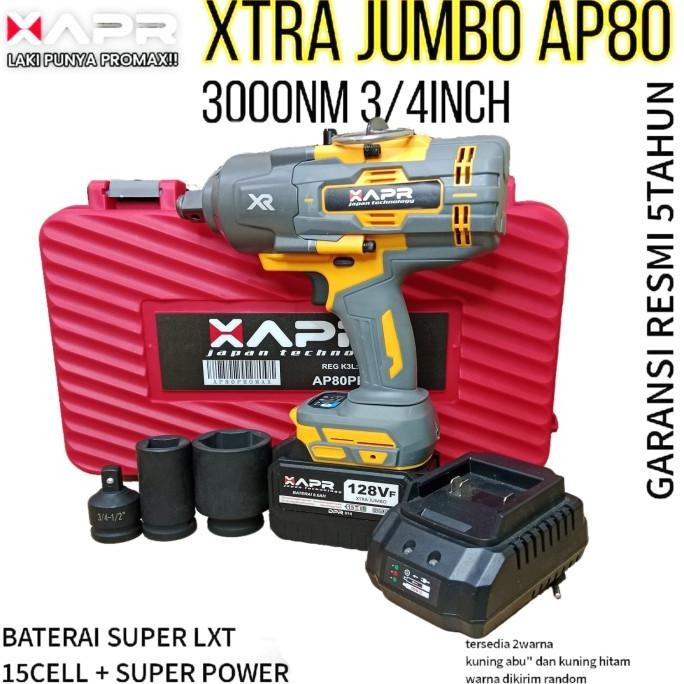 NEW AP80 APR impact wrench xtra jumbo 3/4inch type AP80 3000NM Untuk Truk