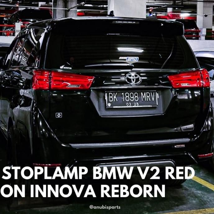 TERMURAH - Stoplamp Innova Reborn BMW V2 VLAND Red & Smoke