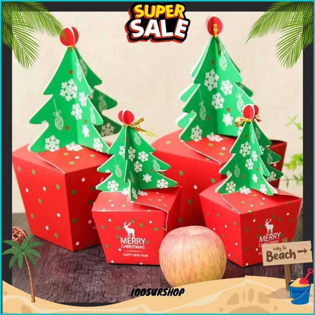 

Box Hampers Christmas / Box Hampers Natal Isi 5Pcs Kilat