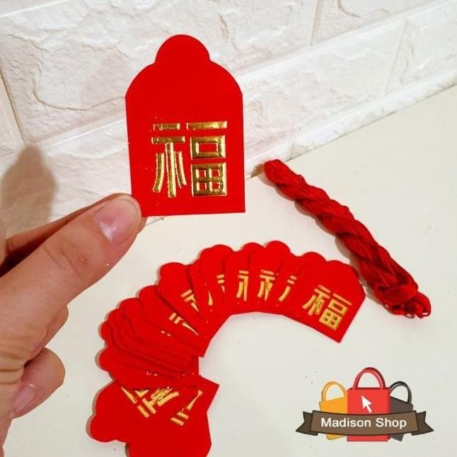

NEW PRODUK ANGPAO GANTUNG MINI AMPAO FU MERAH KECIL MURAH AMPAU TALI MERAH IMLEK !!!!!