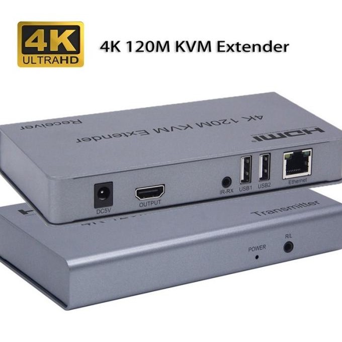 HDMI KVM Extender 60m Full HD via Kabel LAN UTP Cat6 Keyboard Mouse