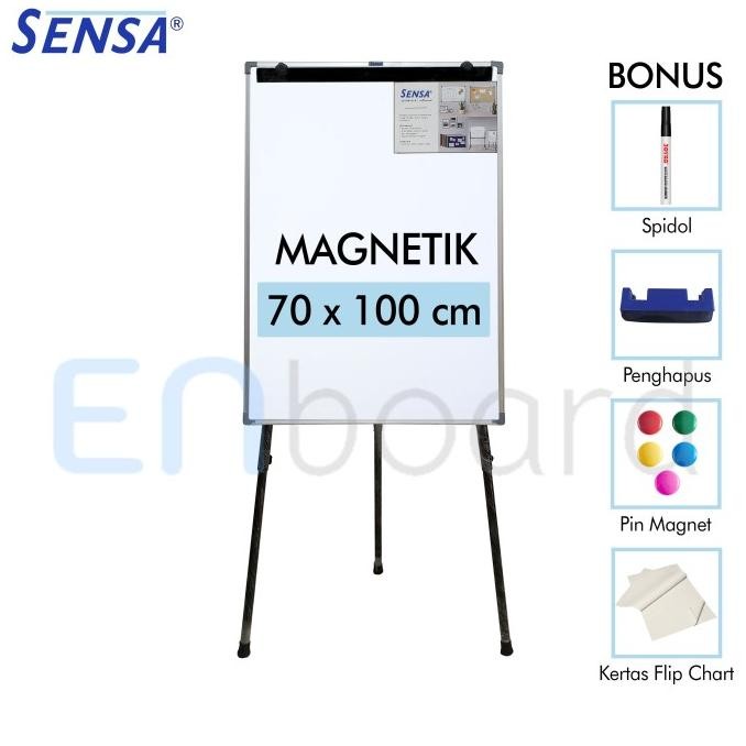 

NEW Flip Chart / Flipchart / Papan Presentasi Sensa 70 x 100 cm
