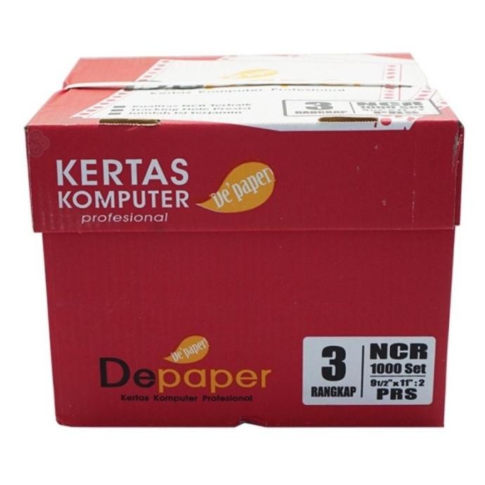 

BEBAS ONGKIR - Kertas Continuous Form Depaper 3 ply PRS NCR