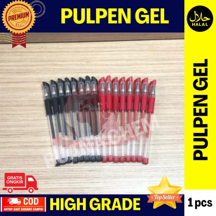 

Bolpen Pena Gel 0.55mm Standard Pulpen Gel / Standar Bolpoin Cair Alat