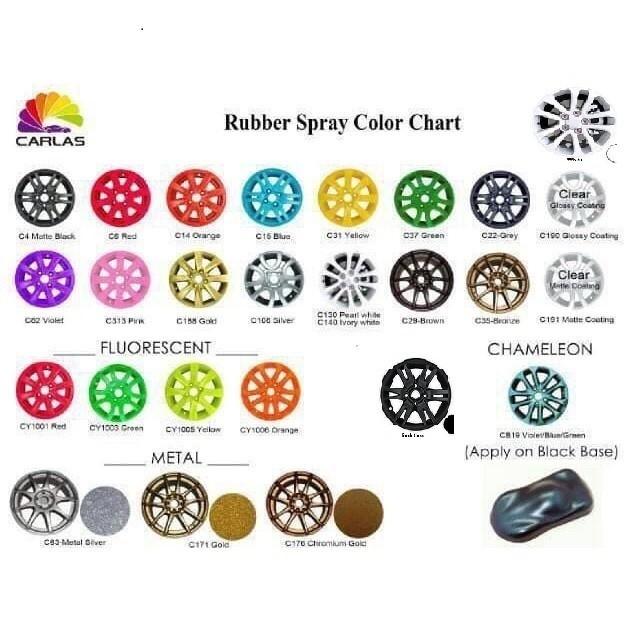 Cat Semprot Karet Carlas Rubber Paint