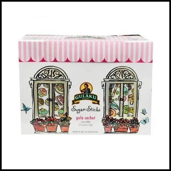 

Gulaku Gula Stick Pack Paris 8Gr X 75 Sachet