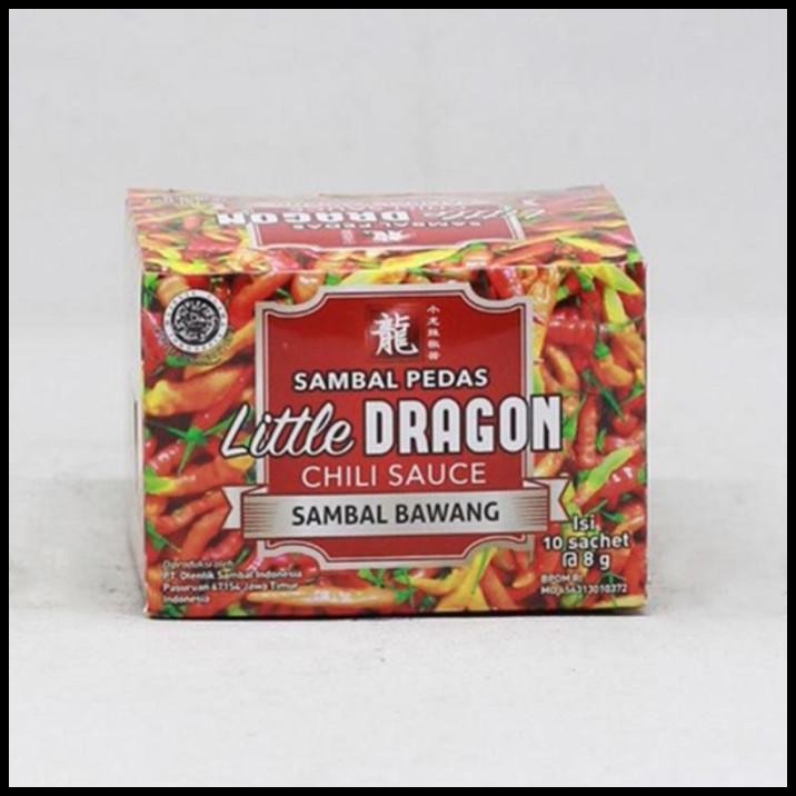 

Little Dragon Sambal Bawang Box 10X8G | Sambal | Sambel | Cabai | Hot