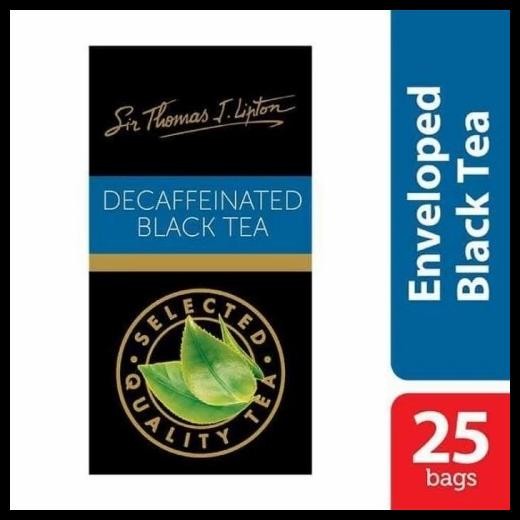 

Lipton Decaf Black Tea - Isi 25 Sachet X 2Gr Teh Celup Tanpa Kafein