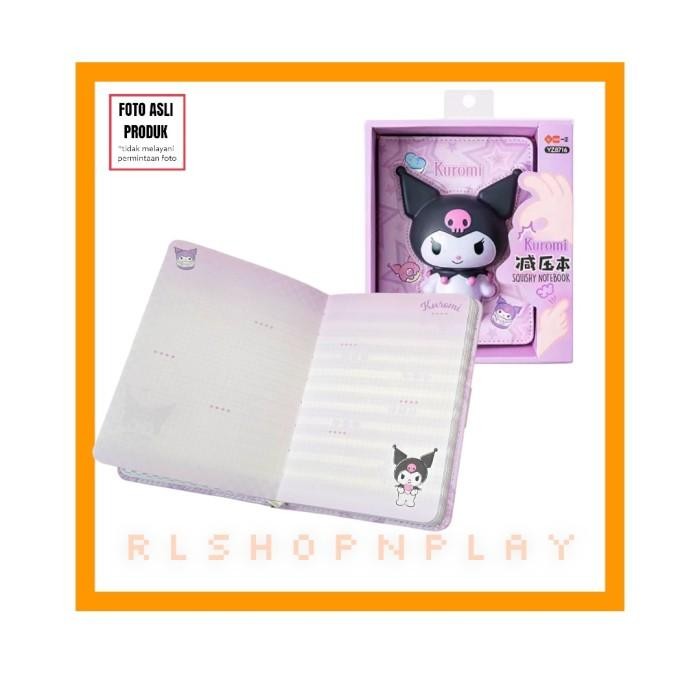 

Buku Diary Lucu Sanrio Notebook Squishy Kuromi Hello Kitty My Melody Cinnamonroll