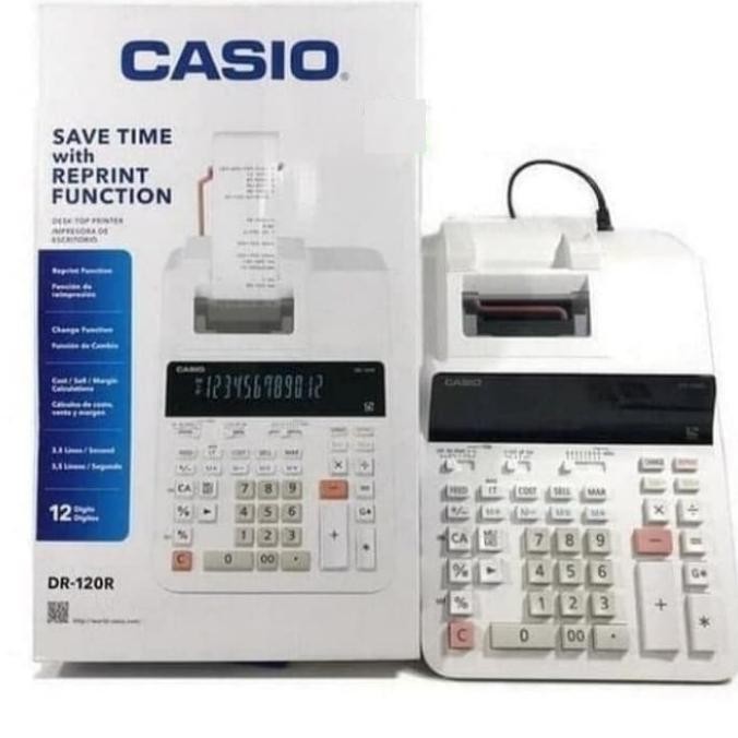 

Kalkulator Calculator Calkulator Kalculator Print Casio Dr120Tm Dr 120