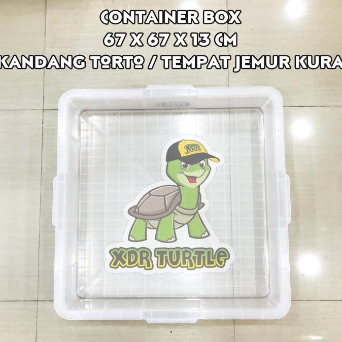 KANDANG KURA 67x67x13 SULCATA ALDABRA PARDALIS RES ALBINO XDR TURTLE