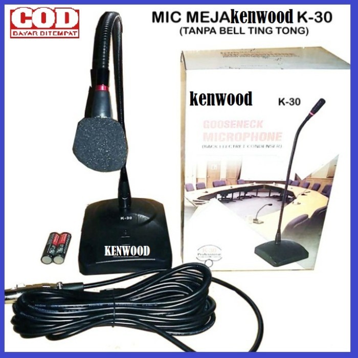 Promo Mic Table Meja Podium Mimbar Kenwood K30 Ceramah Suara Mantab