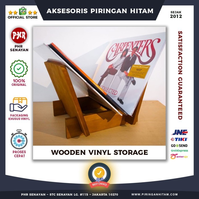 Terbaru Vinyl Wooden Storage - Rak/Crate Penyimpanan Piringan Hitam