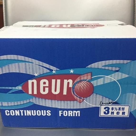 

BEBAS ONGKIR - Continuous Form / Kertas Dot Matrix Neuro 9 1/2 x 11 - 3 Ply (K3)