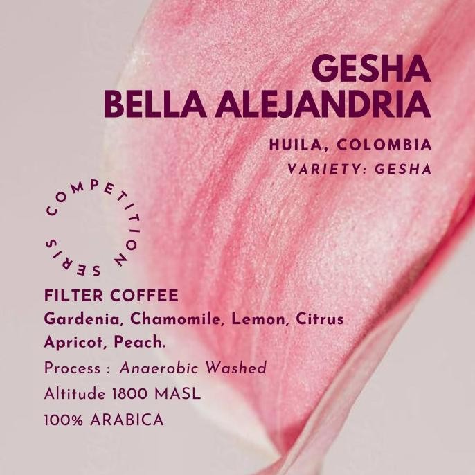 

Gesha Bella Alejandria Coffee Specialty Arabica Competition Series