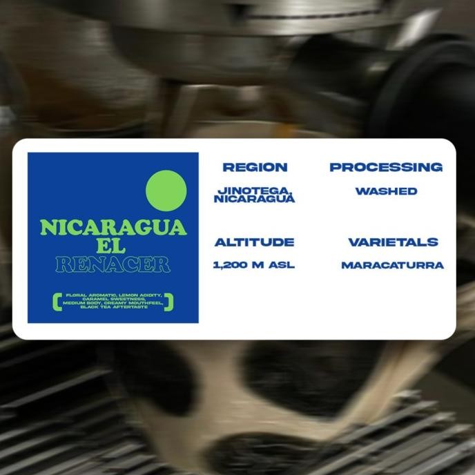 

Biji Kopi Arabika Manual Brew - Nicaragua El Renacer Washed - 1 Kg