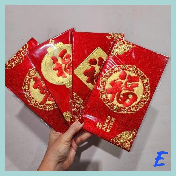 

| MIS | ANGPAO IMLEK JUMBO ISI 6 ANGPAU FUK CHINESE HOKI AMPAO SINCIA MERAH