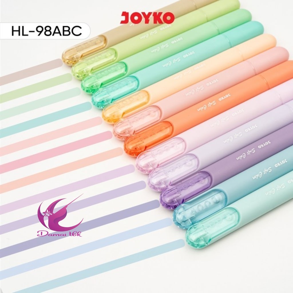 

Penanda Berwarna Highlighter Joyko HL-98 Soft Color