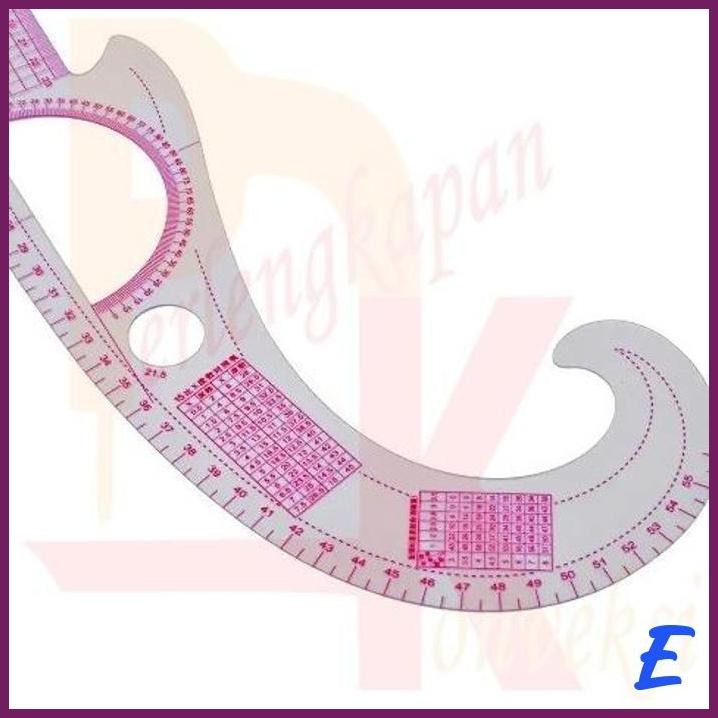 

| PLK | 3250 PENGGARIS LENGKUNG POLA JAHITAN QUILTING PATCHWORK MULTIFUNGSI TAILOR CUTTING TEMPLATE CURVE RULER FOR NECK LINE ARM HOLE