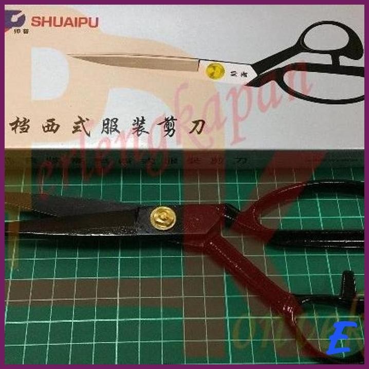 

| PLK | GUNTING KAIN BAHAN TAILOR SCISSOR SHEAR SHUAIPU 8