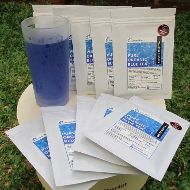 

Teh Biru Murni Summafam - Bunga telang kering - pure organic blue tea
