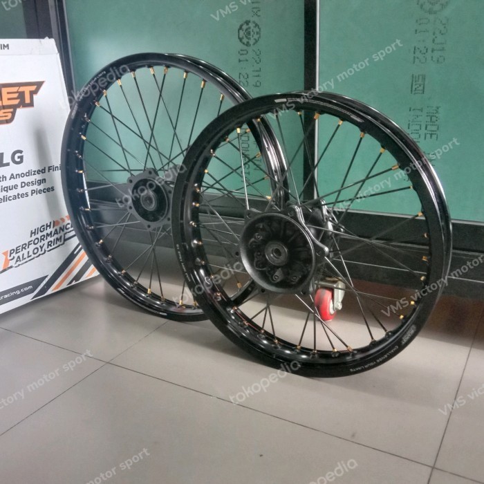 custom velg klx D-Tracker crf wr ring 16 17 18 19 21 full scarlet ban